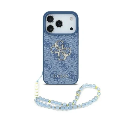 Guess Iphone 17 Pro Leather Case With Large 4G Pattern And Luxury Classic Logo